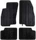 Carro 389416 Car Mats Fiat Grande Punto 2005-2010 Black 4 Pieces
