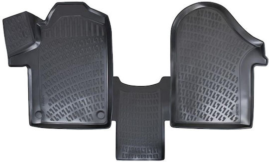 Carro Car Mats Raised Sides 3D Rubber TPE Mercedes Vito W447 2014 RL117500 Viano 2014 3 Pieces Black
