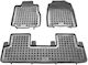 Sahler Raised Sides 3D Rubber Car Mats Honda CR-V 2012+ Great Wall H6 Raised Sides Black 3 Pieces
