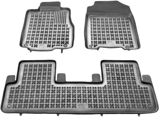 Sahler Raised Sides 3D Rubber Car Mats Honda CR-V 2012+ Great Wall H6 Raised Sides Black 3 Pieces