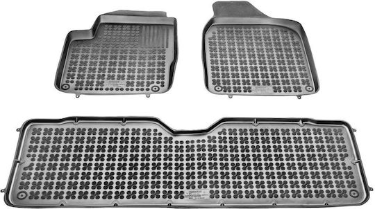 Sahler Πατάκια Σκαφάκια 3d Λάστιχο Vw Sharan 1996-2010 Ford Galaxy 1996-2006 Seat Alhambra 1996-2010 Τύπου Σκαφάκι Μαύρα 3 Τεμάχια