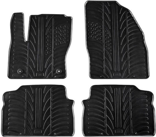 Carro 389290 Πατάκια Αυτοκινήτου Ford Kuga 2011-2013 Μαύρο 4 Τεμάχια