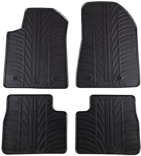 Carro 389248 Car Mats Alfa Romeo Giulietta 2010 Black 4 Pieces