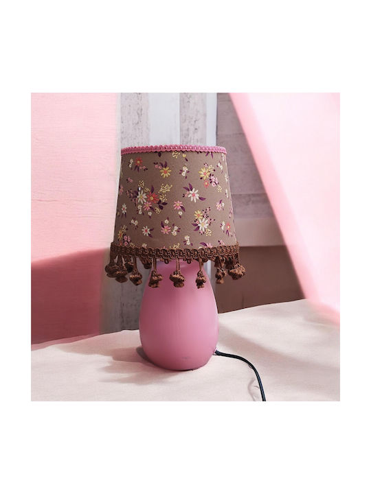 Oxygen Lampă De Masă Laterală Pentru Copii Roz 35x17x15cm