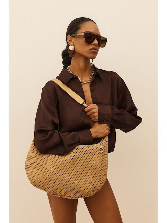 Women's Shoulder Bag Beige