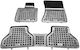 Sahler Car Mats Raised Sides 3D Rubber Bmw X5 E70 X6 2007+ Black 3 Pieces