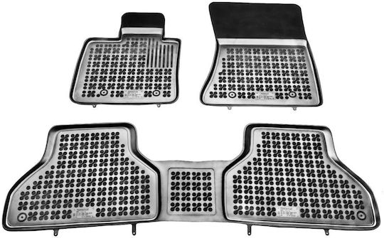 Sahler Car Mats Raised Sides 3D Rubber Bmw X5 E70 X6 2007+ Black 3 Pieces