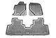 Sahler Car Mats Raised Sides 3D Rubber Honda Civic Sedan 2001-2005 Raised Sides Type Black 3 Pieces