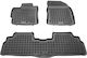 Sahler Raised Sides 3D Rubber Car Mats Toyota Verso 2009-2018 Raised Sides Type Black 3 Pieces