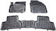 Sahler Car Mats Raised Sides 3D Rubber Toyota C-HR 2016+ Raised Sides Type Black 3 Pieces