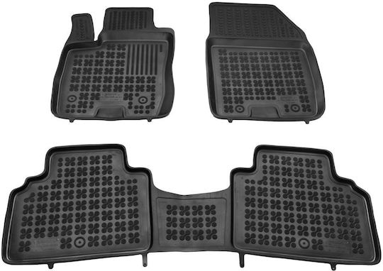 Sahler Килими За Кола 3D Гумени Ford Tourneo Courier 2013+ Тип Car Mats Черни 3 Броя