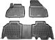 Sahler Килими За Кола Car Mats 3D Гумени Рено Канго 2008+ Тип Car Mats Черни 3 Броя