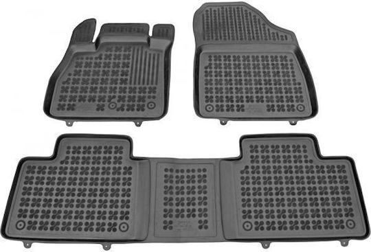 Sahler Car Mats Raised Sides 3D Rubber Renault Scenic IV 2016+ Raised Sides Type Black 3 Pieces