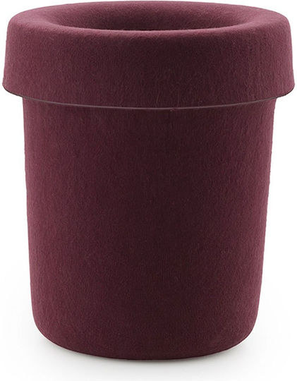 Normann Copenhagen Plastic Red Waste Bin 31.6x31.6x36cm Normann Copenhagen Plastic Red Waste Bin 31.6x31.6x36cm