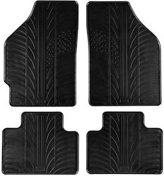 Apesan Car Mats Rubber Fiat Punto Ii 1999-2010 2003-2005 Black 4 Pieces Apesan Car Mats Rubber Fiat Punto Ii 1999-2010 2003-2005 Black 4 Pieces