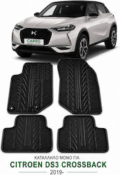 Carro 389111 Car Mats Citroen DS3 Crossback 2019 Black 4 Pieces Carro 389111 Car Mats Citroen DS3 Crossback 2019 Black 4 Pieces
