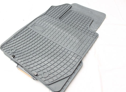 Refref Πατάκια Λάστιχο Dacia Duster 2010+ Logan 1 2004+ Sandero 2008+ Γκρι 4 Τεμάχια