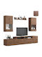 Wohnzimmer TV-Einheit N27 Braune M225xB45cm