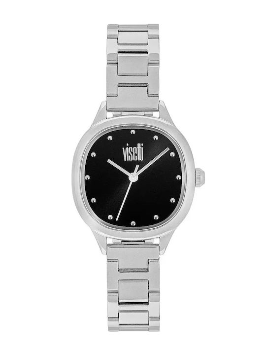 Visetti Womens Watch Battery with Silver Metal ...