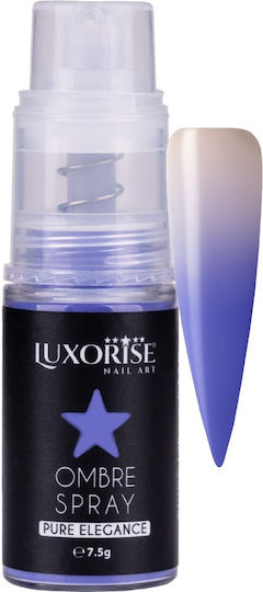 Ombre Spray Nail Art Luxorise Pure Elegance Dark Blue