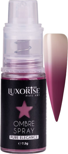 Ombre Spray Nageldesign Luxorise Reine Eleganz Burgunder