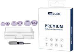 Samsung Galaxy Buds2 Pro Buds+ Xdcase 3 Pairs Replacement Silicone Earbuds Size S M L Cleaning Brush Purple Samsung Galaxy Buds2 Pro Buds+ Xdcase 3 Pairs Replacement Silicone Earbuds Size S M L Cleaning Brush Purple