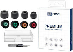 Sony Wf-1000xm5 Xdcase 4 Ζεύγη Ανταλλακτικών Ακουστικών Σιλικόνης Μέγεθος Xs S M L Βούρτσας Καθαρισμού Τυχαίο Μαύρο Sony Wf-1000xm5 Xdcase 4 Ζεύγη Ανταλλακτικών Ακουστικών Σιλικόνης Μέγεθος Xs S M L Βούρτσας Καθαρισμού Τυχαίο Μαύρο