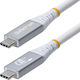StarTech USB 3.2 Kabel USB-C männlich - USB-C / DisplayPort 60W PD Weiß 3m CC3M20GUSB4CXW