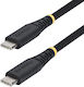 StarTech USB 2.0 Cable USB-C male - USB-C 60W PD Μαύρο 0.15m USB2CC15CMNCBR