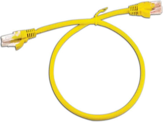 Cablu De Rețea Ethernet U/UTP 0.5m Galben