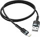 Hoco SU99 Geflochtenes USB-A zu Lightning Kabel Schwarz 1m
