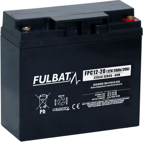 Fulbat Μπαταρία UPS με Χωρητικότητα 20Ah και Τάση 12V 590505 1τμχ