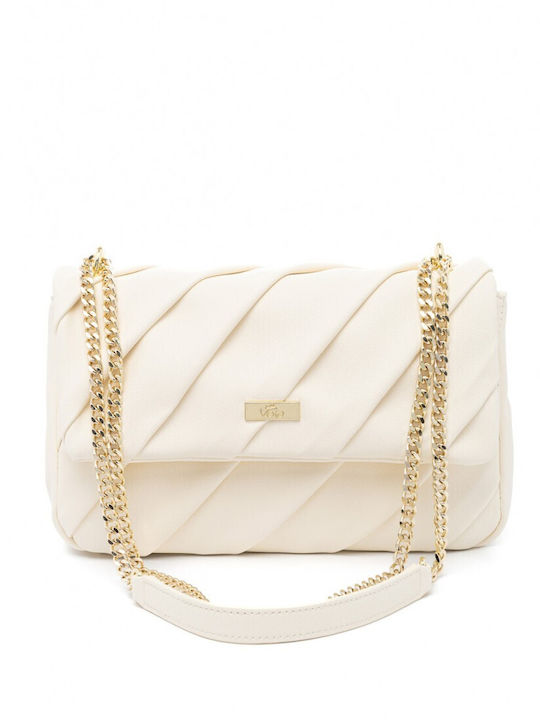 Veta Veta Damen Schultertasche Cremé