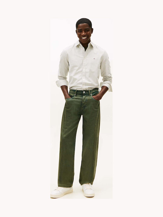 Men's Jeans Pants Relaxed Fit Green