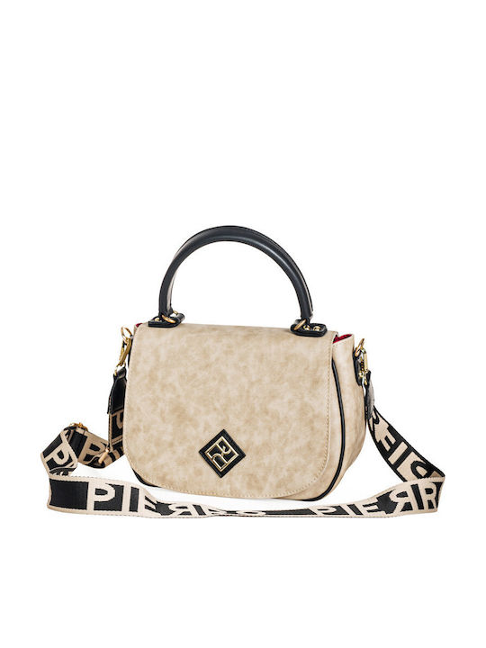 Pierro Accessories Γυναικεία Τσάντα Χιαστί Μπεζ