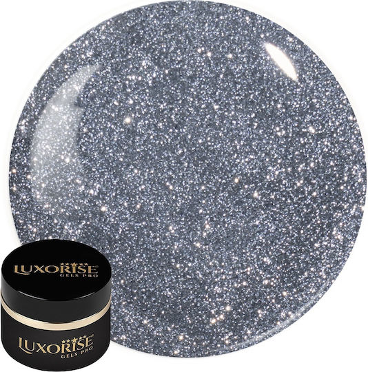 Revoflex Disco Luxorise Gel De Construcție Unghii Uv 15ml Argintiu Lux