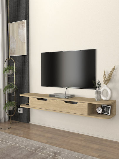 Έπιπλο TV Επιδαπέδιο Cream 150x29.6x29.6εκ.