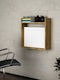 Бюро Wall Fold Дървено Бяло 60x19.6x60см