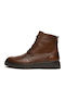 Lederbeige Herrenstiefel