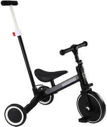 Lean Toys Tricicletă PR050 Transformabilă cu Mâner pentru Părinți pentru 3+ Ani Neagră Lean Toys Tricicletă PR050 Transformabilă cu Mâner pentru Părinți pentru 3+ Ani Neagră