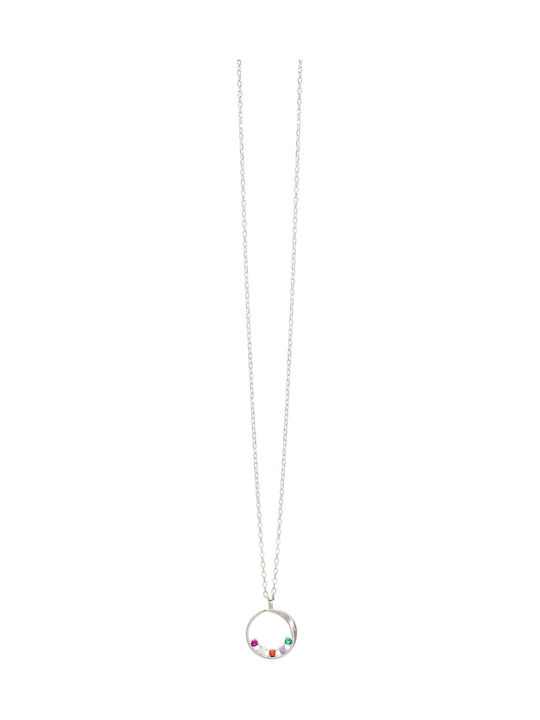 Prince Silvero Necklace from Silver with Zircon