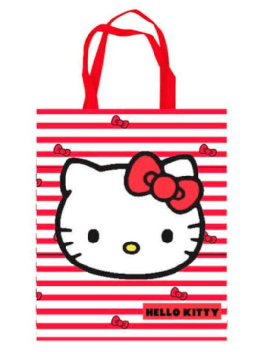 Hello Kitty Stripes Shopping Bags 6 Pcs