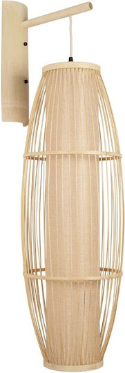 GloboStar Wall Lamp with E27 Socket Beige 34x102cm