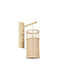 GloboStar Wall Lamp with E27 Socket Beige 28x50cm