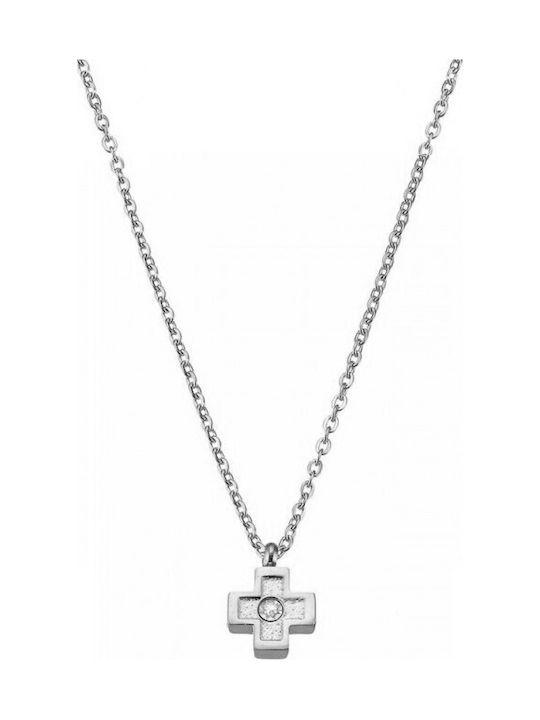 Verorama Steel Cross with Chain