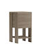 Nachttisch Reppo Holz Beigefarbene 30x30x55cm