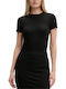 Women's Short Sleeve Black Top