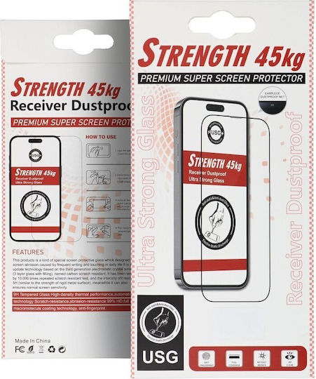 Premium Tempered Glass Strength 45kg Τζαμάκι Οθόνης Apple Iphone 13 Pro Max 14 Plus