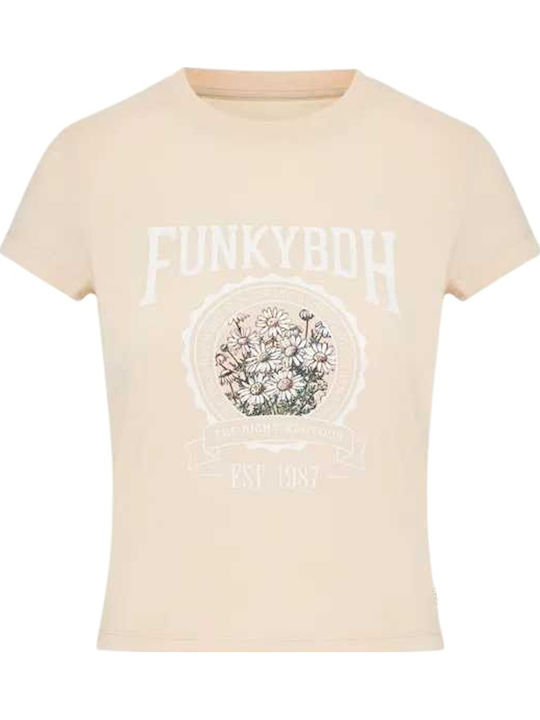 Funky Buddha Women's Cotton White Blouse