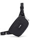 Herren Brusttasche Schwarz